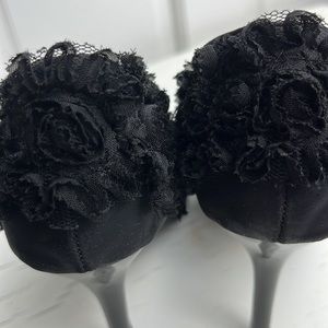 Anne Michelle black heels  SIZE 7.5